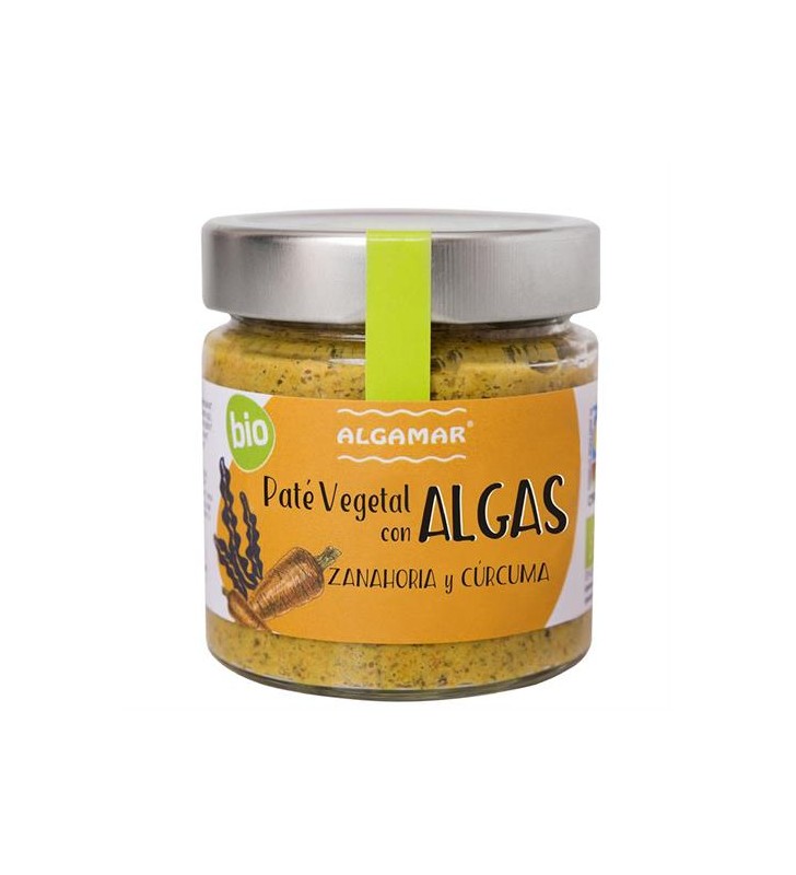 Paté vegetal alga zanaho cúrcuma 200gr