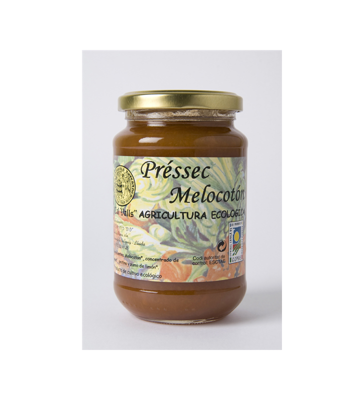 Mermelada de melocotón sin azúcar 375gr