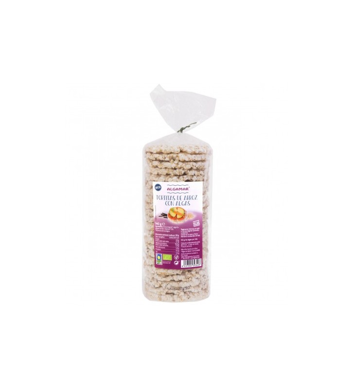 Tortitas de arroz y algas bio 140gr