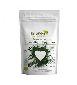 Chlorella y spirulina en polvo bio 125gr