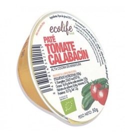 Paté de tomate y calabacin bio 50gr