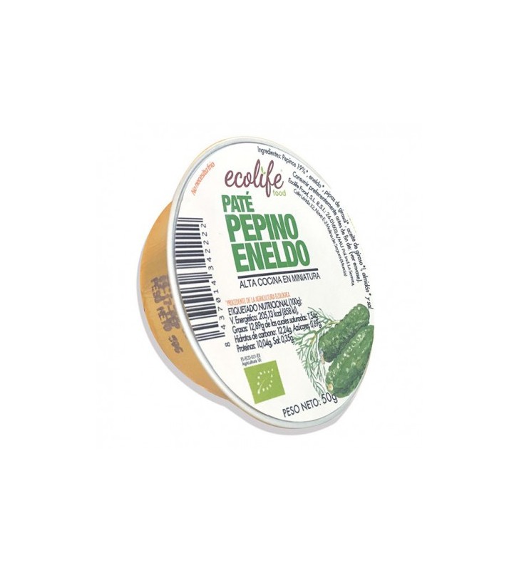 Paté de pepino y eneldo bio 50gr