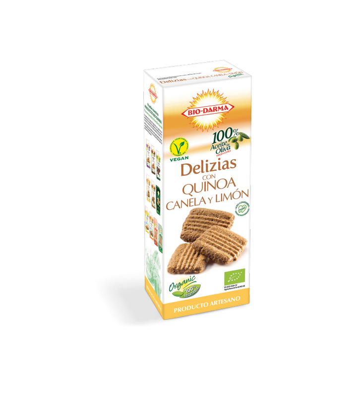 Delizias quinoa canela limon 125grs