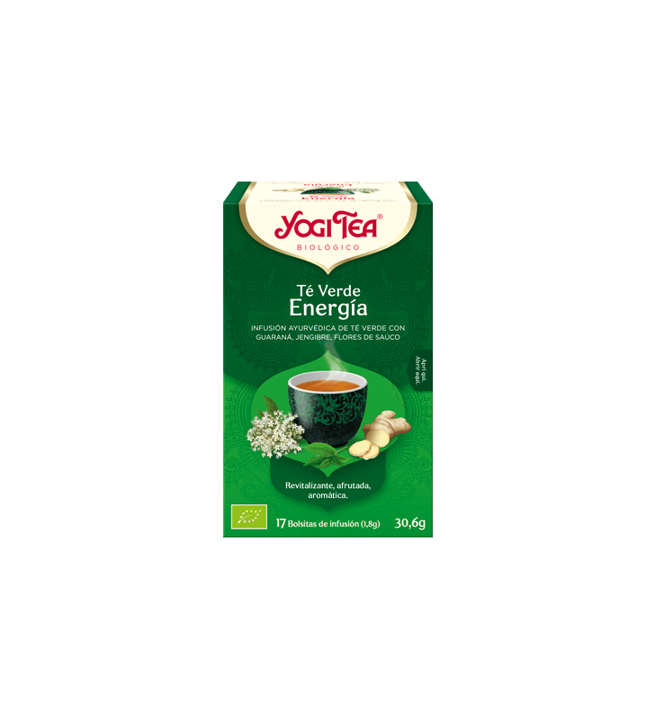 Infusión té verde energía x 17 bolsitas