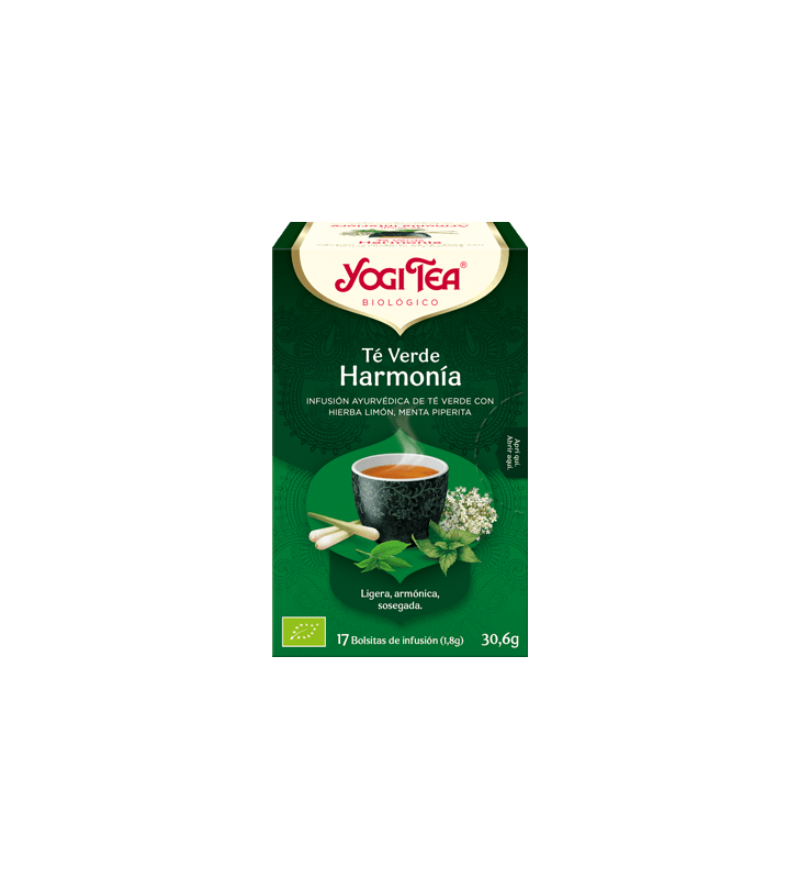 Infusión té verde armonía x 17 bolsitas