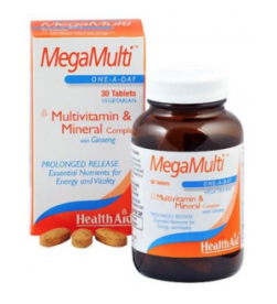 Megamulti con ginseng 30 comprimidos