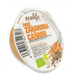 Paté de zanahoria y cáñamo bio 50gr