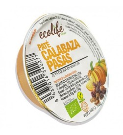 Paté de calabaza con pasas bio 50gr