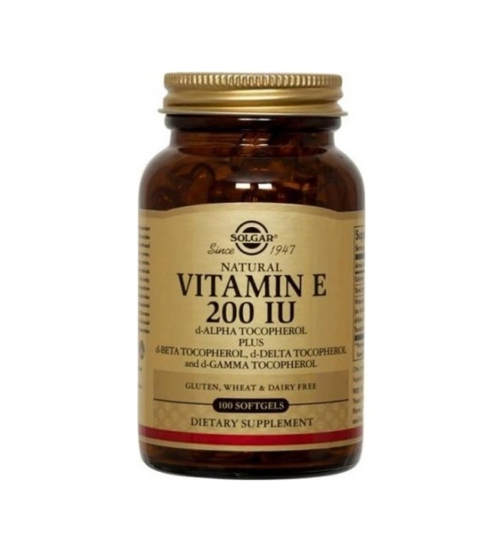 Vitamina E 200UI 100 cápsulas vegetales