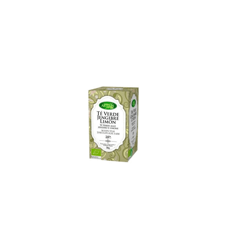 Té verde jengibre y limón 20filtros