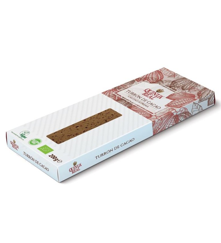 Turrón quinoa y cacao sin gluten BIO