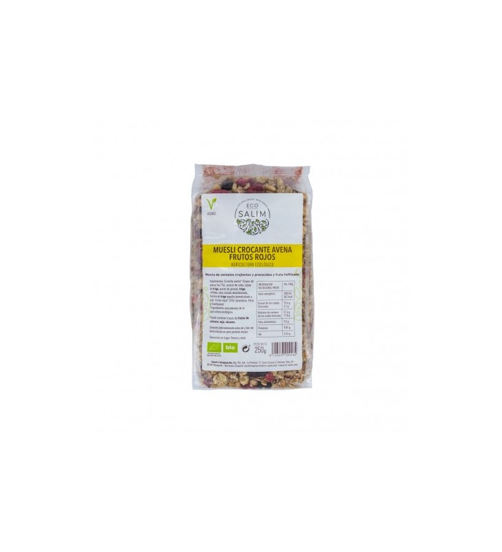 Biomuesli crocante con frutos rojos 250g