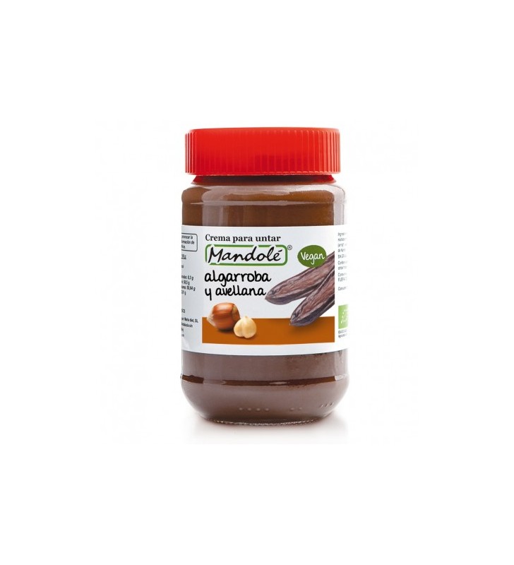 Crema de algarroba y avellana bio 375g