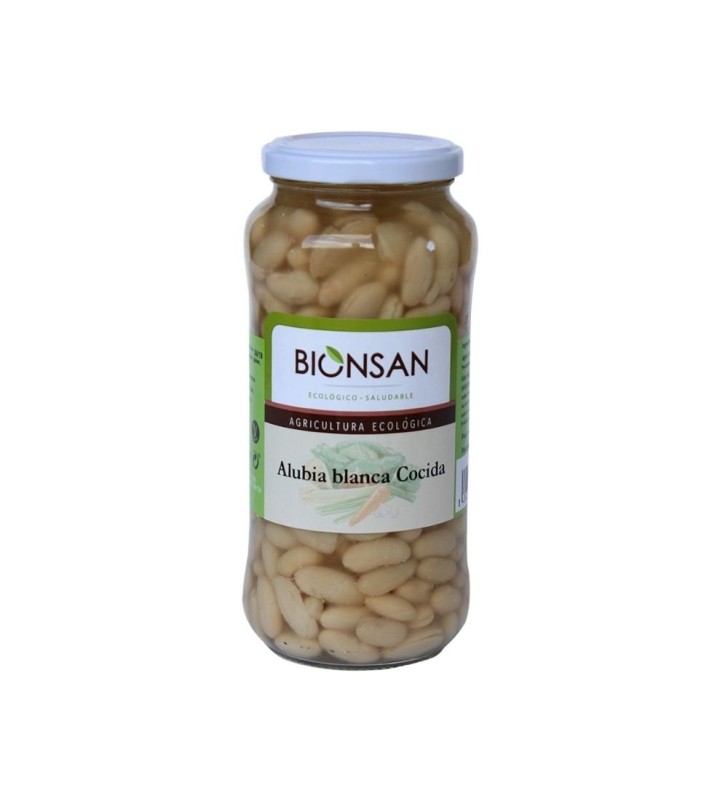 Alubia blanca bio cocida 400gr