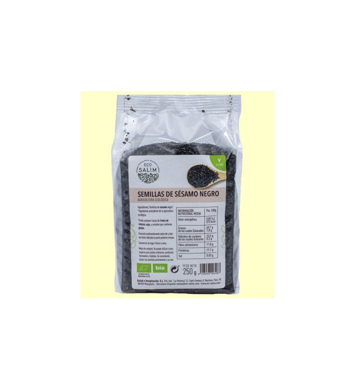 Semillas de sésamo negro bio 250gr