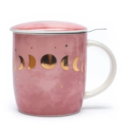 Taza infusora de té fases lunares