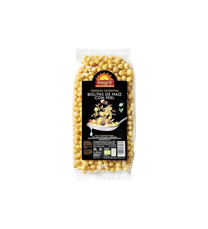Bolitas de maíz con miel bio 250gr