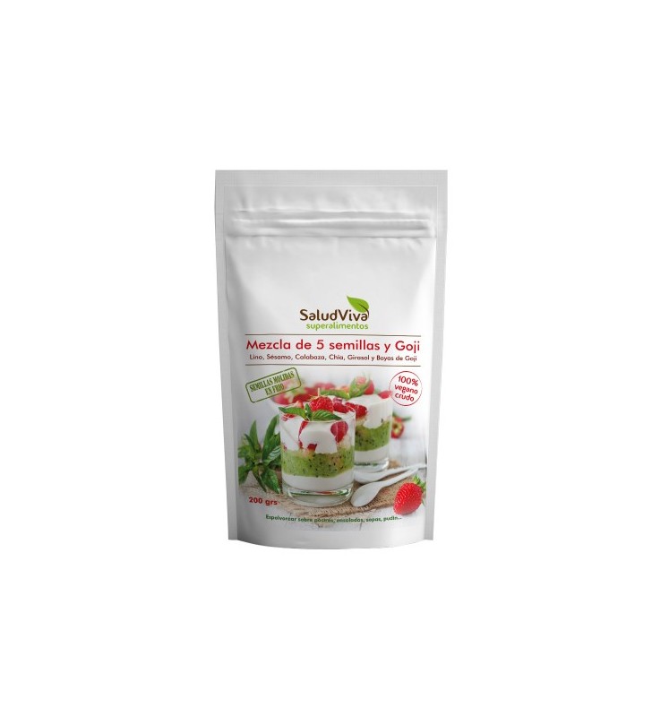 Mezcla de 5 semillas y goji 200g