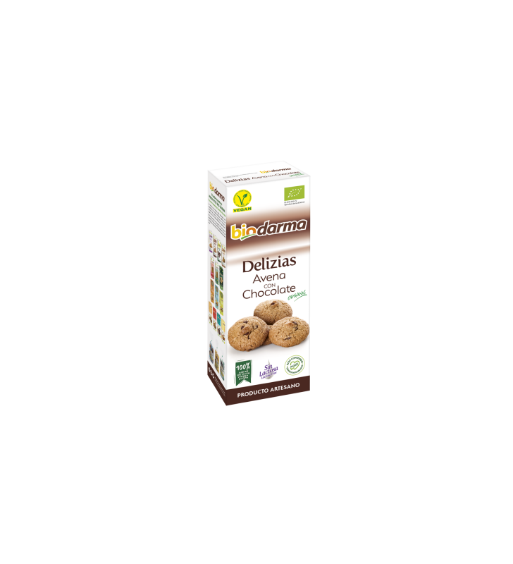 Delizias avena y chocolate s-g 125gr