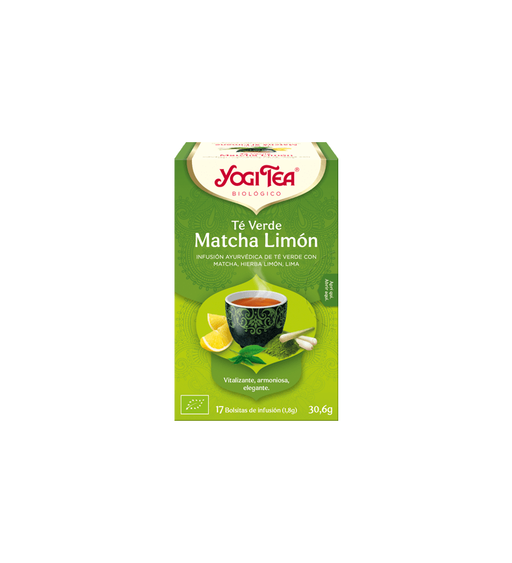 Infusión te verde matcha limón x 17