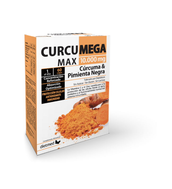 Curcumega max 10.000mg 60 cáps
