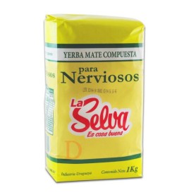 Yerba mate nerviosos 1kg - La Selva