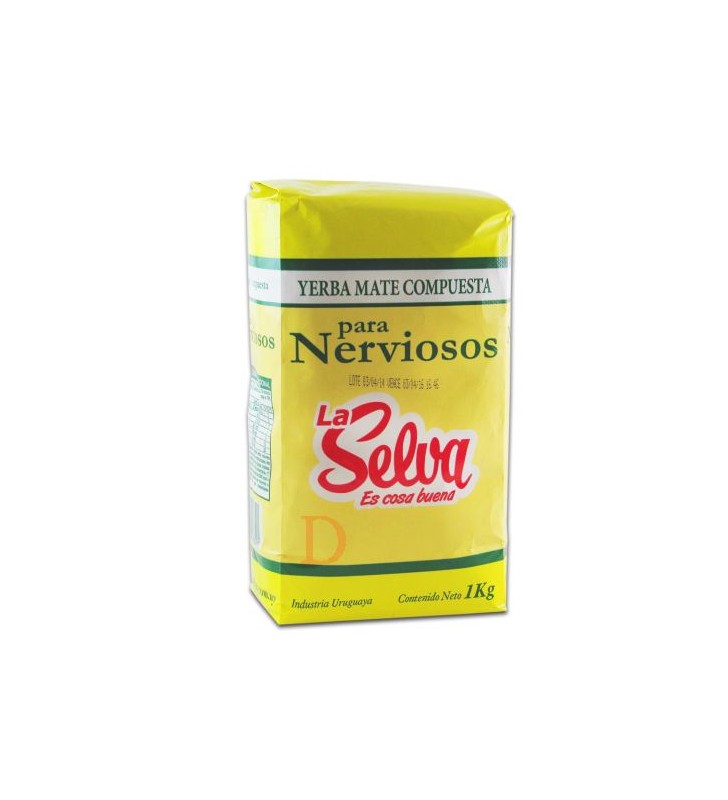 Yerba mate nerviosos 1kg - La Selva
