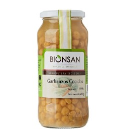 Garbanzos cocidos bio 400gr