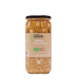 Lentejas con verduras bio 625gr